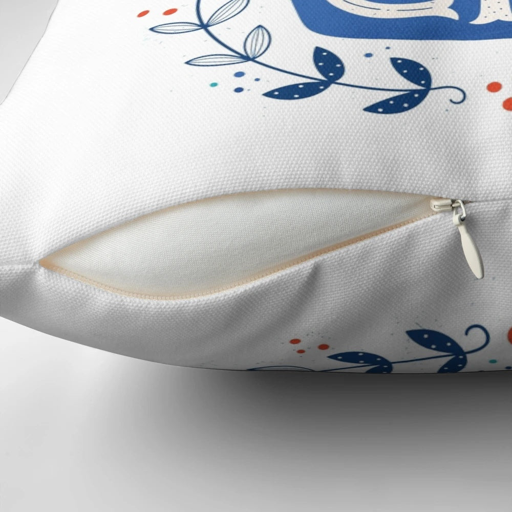A decorative pillow with a vintage-inspired "There is always time for coffee" typography design, perfect for coffee enthusiasts.