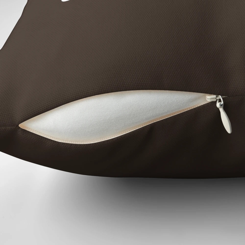 A plush pillow featuring the Cafe Leblanc logo from the popular video game Persona 5