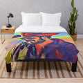 Cole Hauser Inspired Plush Blanket - Yellowstone Themed Cowboy Blanket