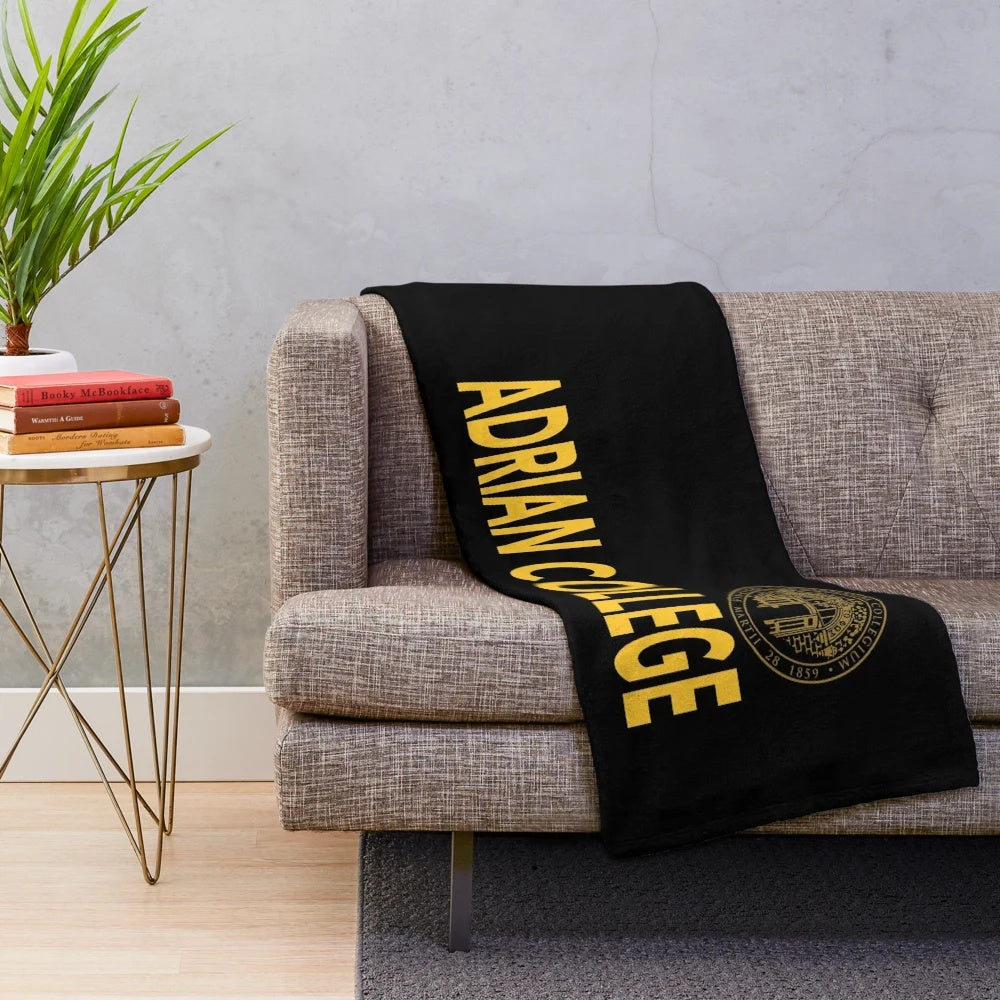Adrian College Plush Blanket for Sports and Campus Fans