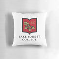 Soft, high-quality pillow featuring the Lake Forest College logo, perfect for college students and alumni.