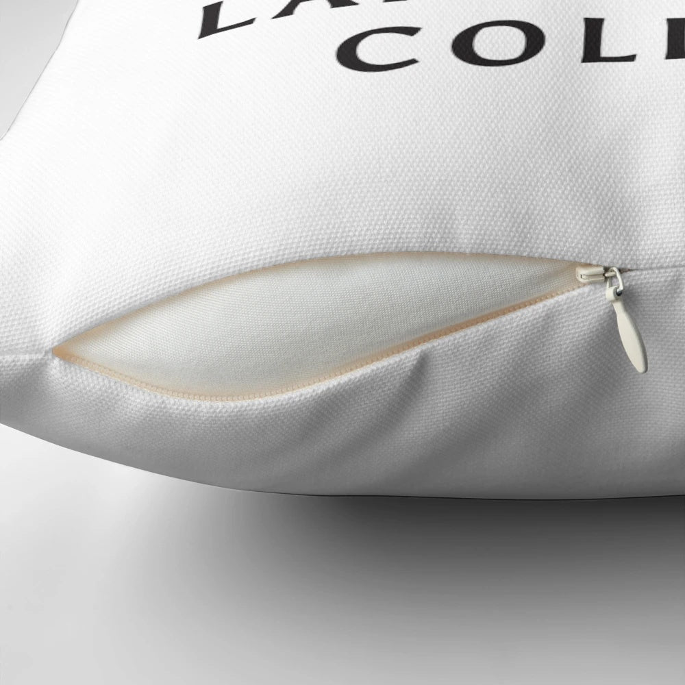Soft, high-quality pillow featuring the Lake Forest College logo, perfect for college students and alumni.