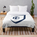 Ithaca Bombers Plush Blanket with College-Inspired Design