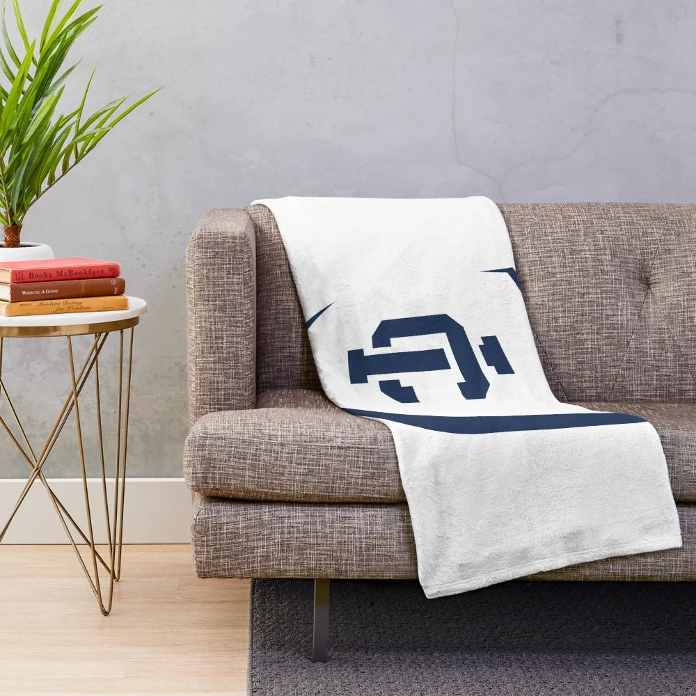 Ithaca Bombers Plush Blanket with College-Inspired Design