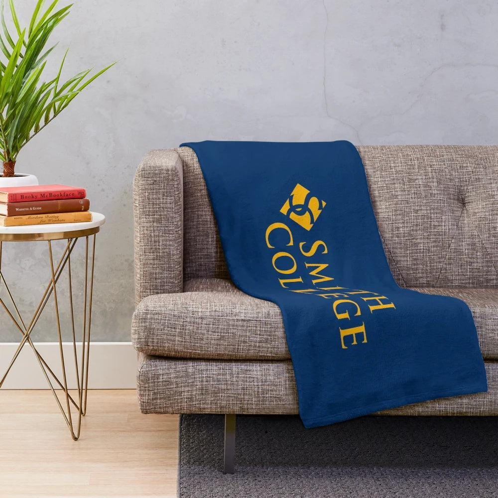 Smith College plush blanket, ideal for college students and dorms