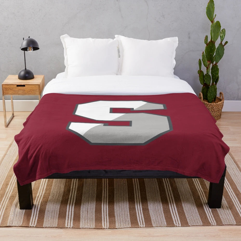 Springfield College Plush Blanket with College Logo