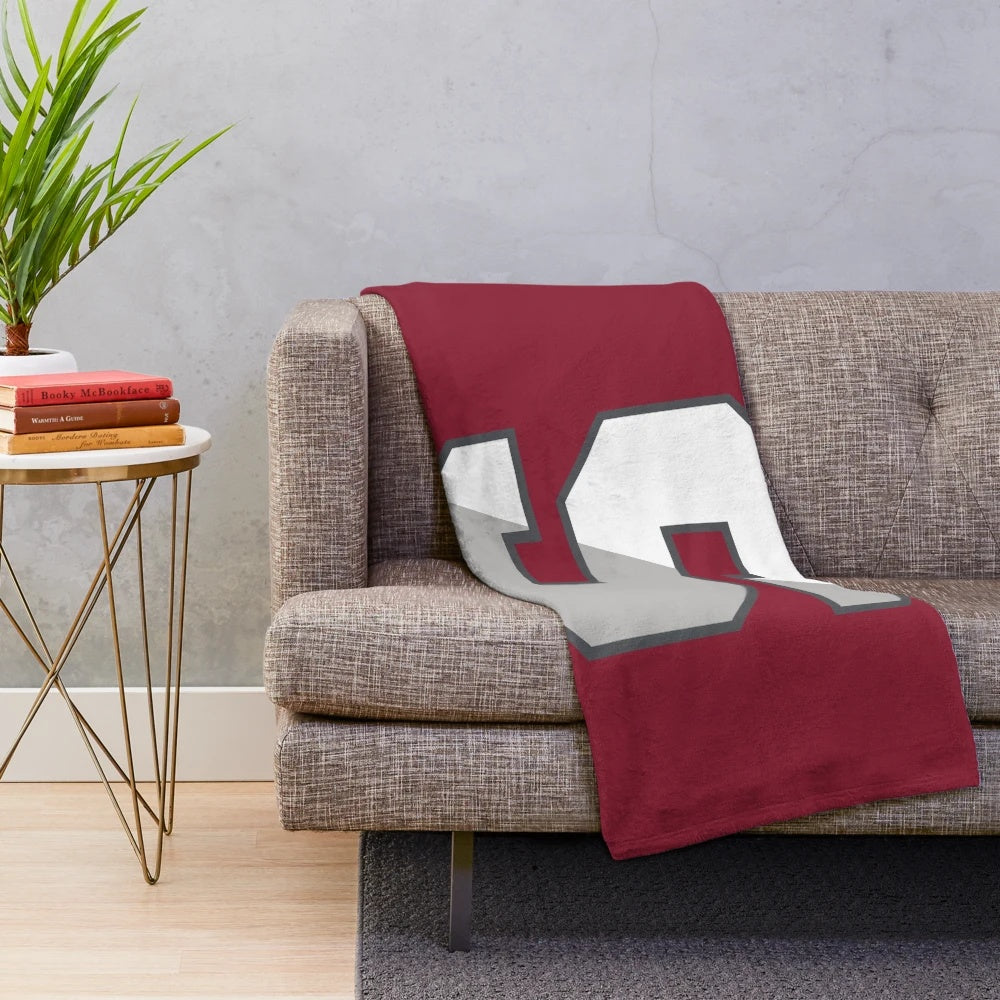 Springfield College Plush Blanket with College Logo