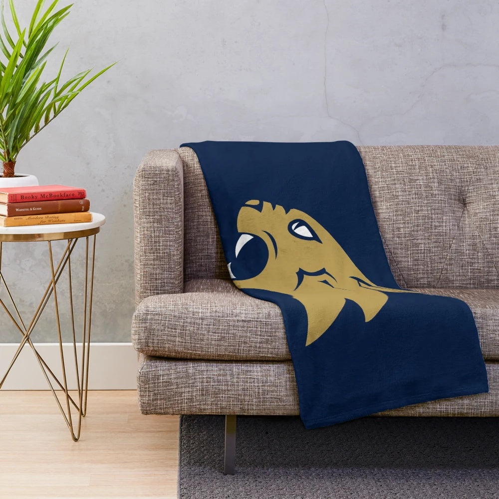 Thiel College Tomcats plush blanket