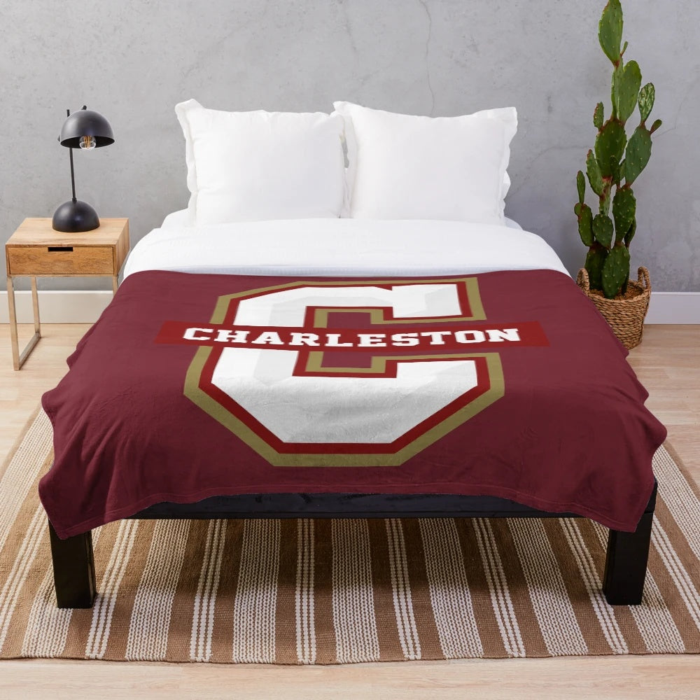 Charleston Cougars Plush Blanket
