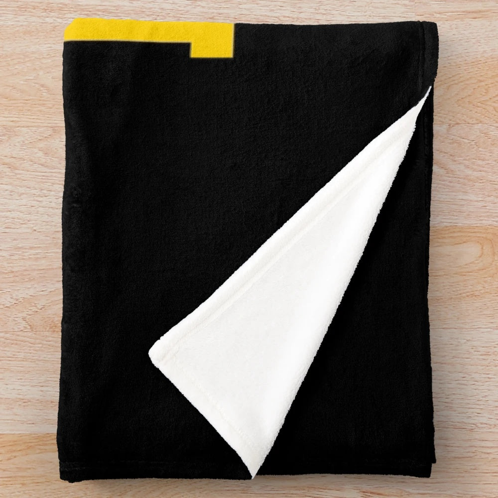 Michigan Tech-inspired plush blanket with college font design