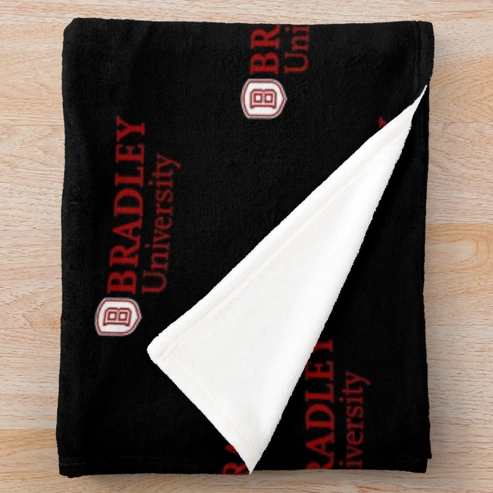 Soft and Comfortable College-Themed Plush Blanket