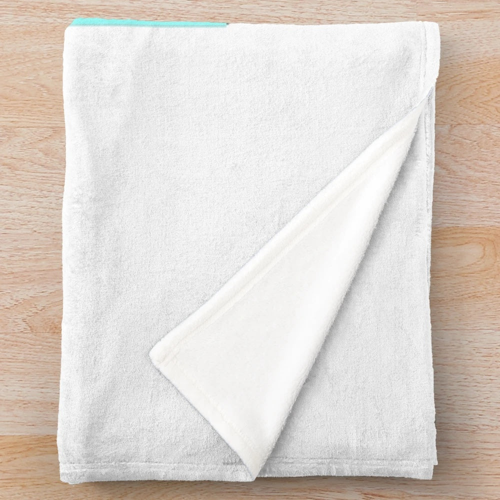 Soft and plush color guard-inspired blanket