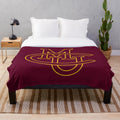Colorado Mesa Maverick-themed plush blanket with university logo