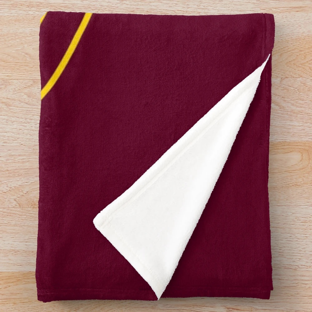 Colorado Mesa Maverick-themed plush blanket with university logo