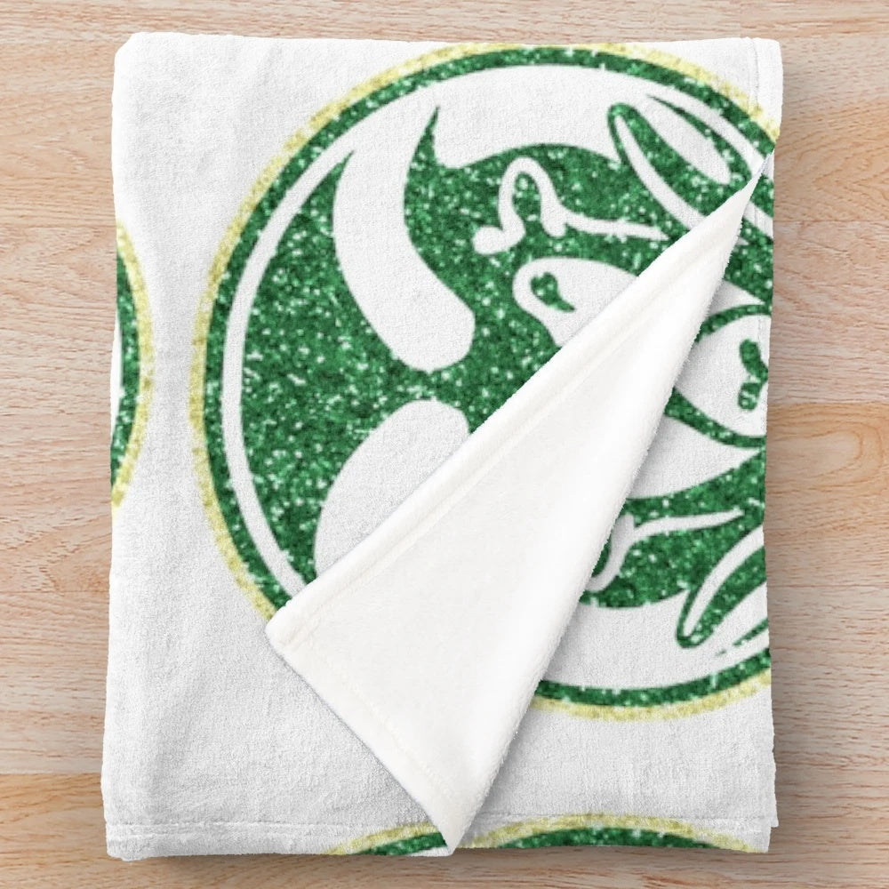 Colorado State-inspired plush throw blanket