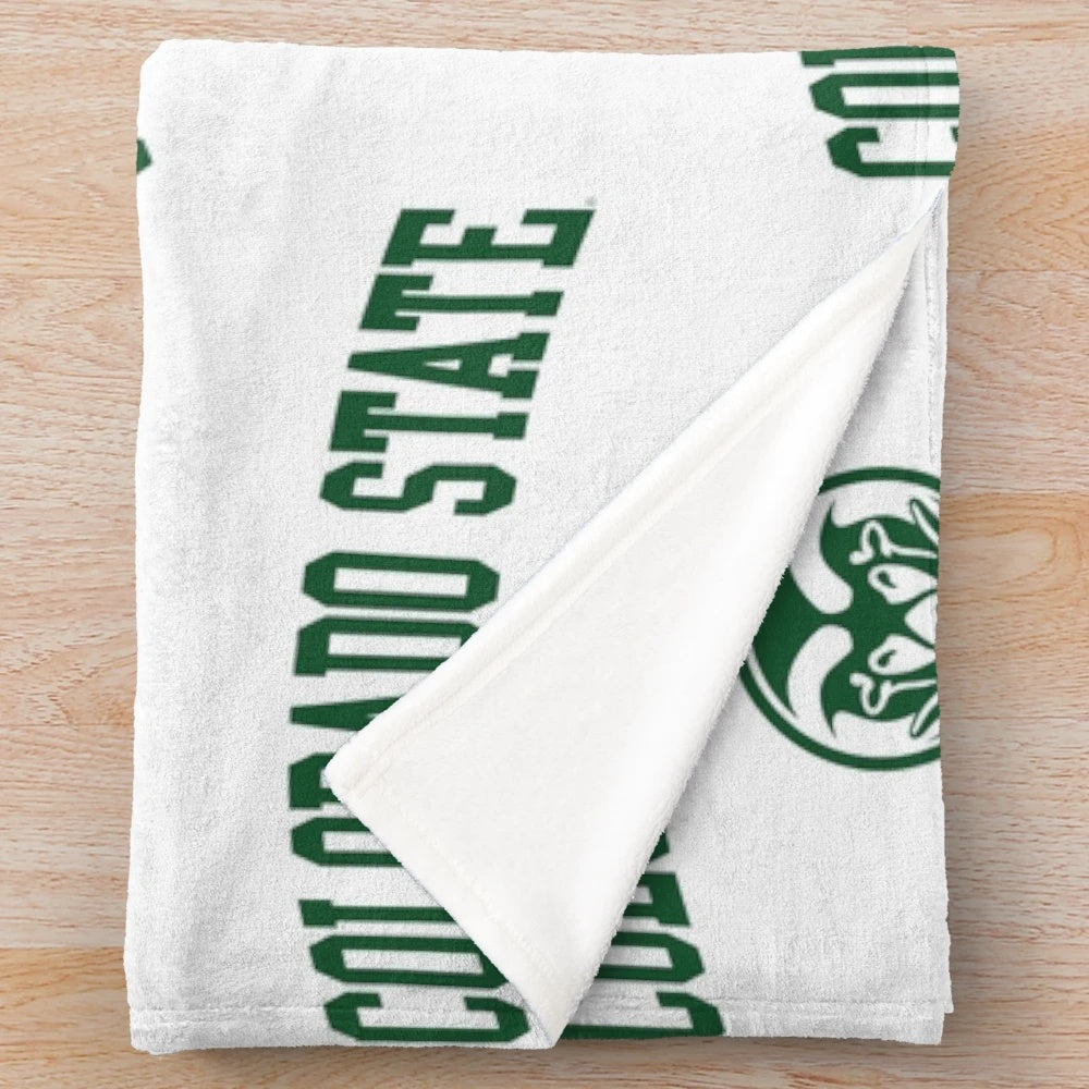 Colorado State University Rams plush blanket