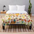Colorful and plush blanket for a cozy and comfortable experience
