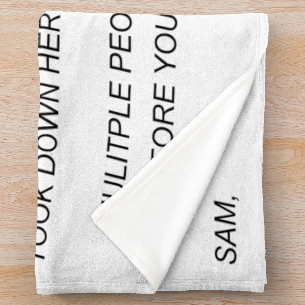 Sammi Sweetheart Inspired Colorful Plush Blanket