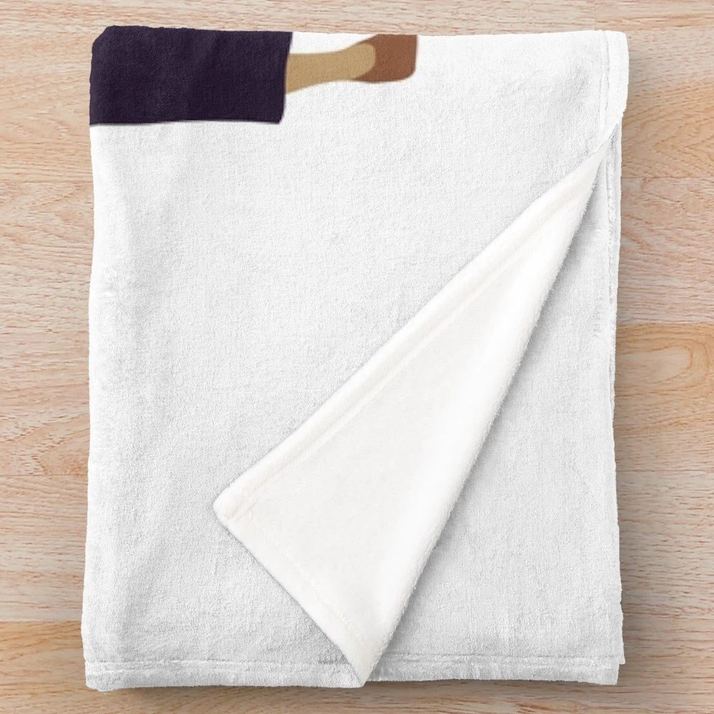 Columbus movie themed plush blanket