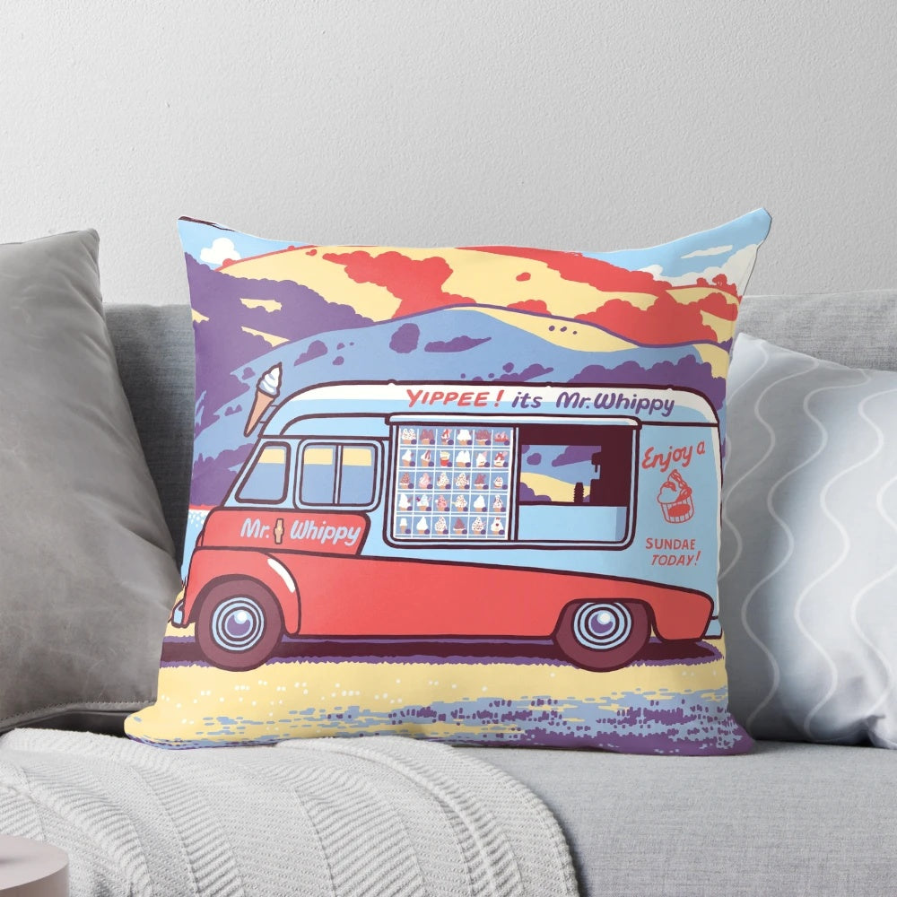 Soft and plush "Come and Get It" throw pillow for living room or bedroom