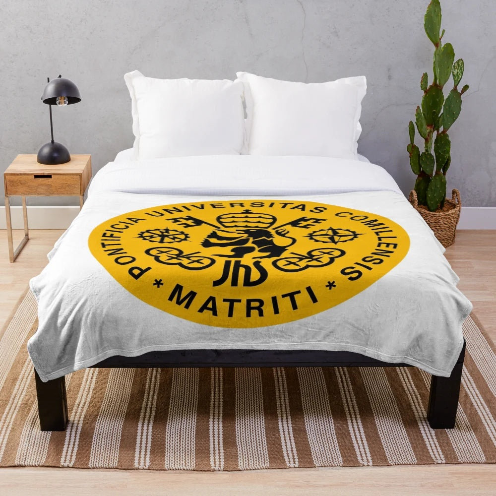 Comillas University Plush Blanket