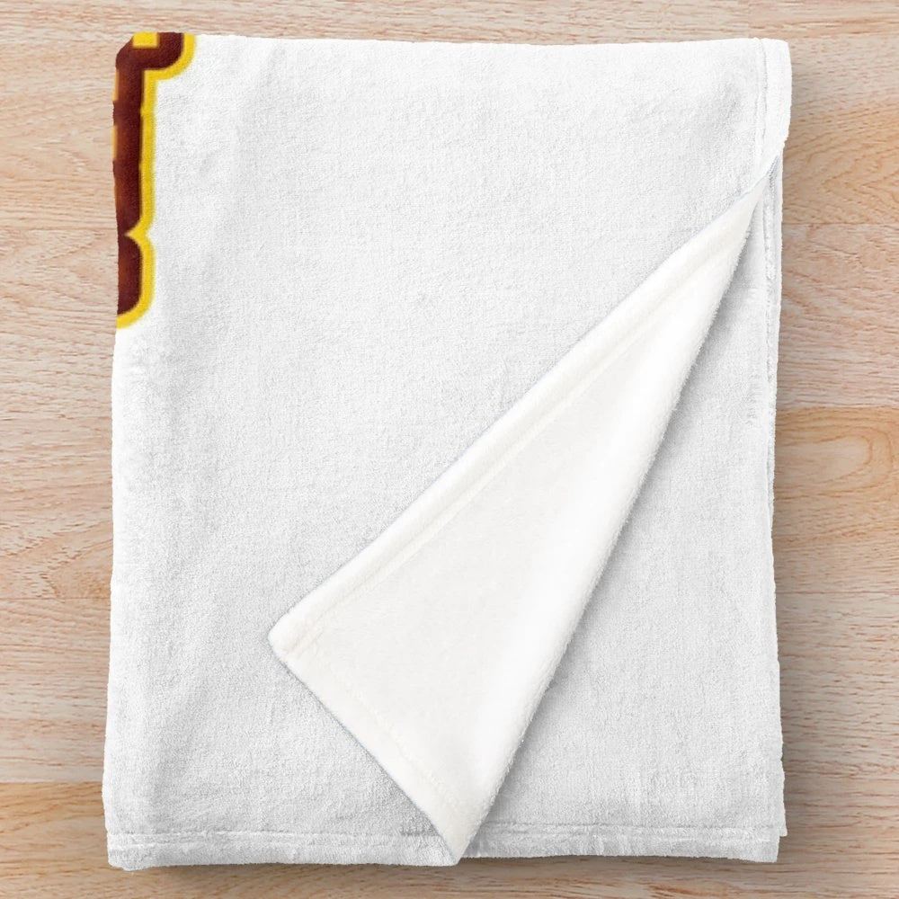 Computer and gaming-themed plush blanket