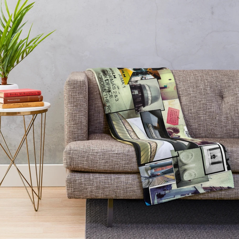 Cornerhouse cinema inspired plush blanket