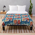 Coronation Street inspired plush blanket