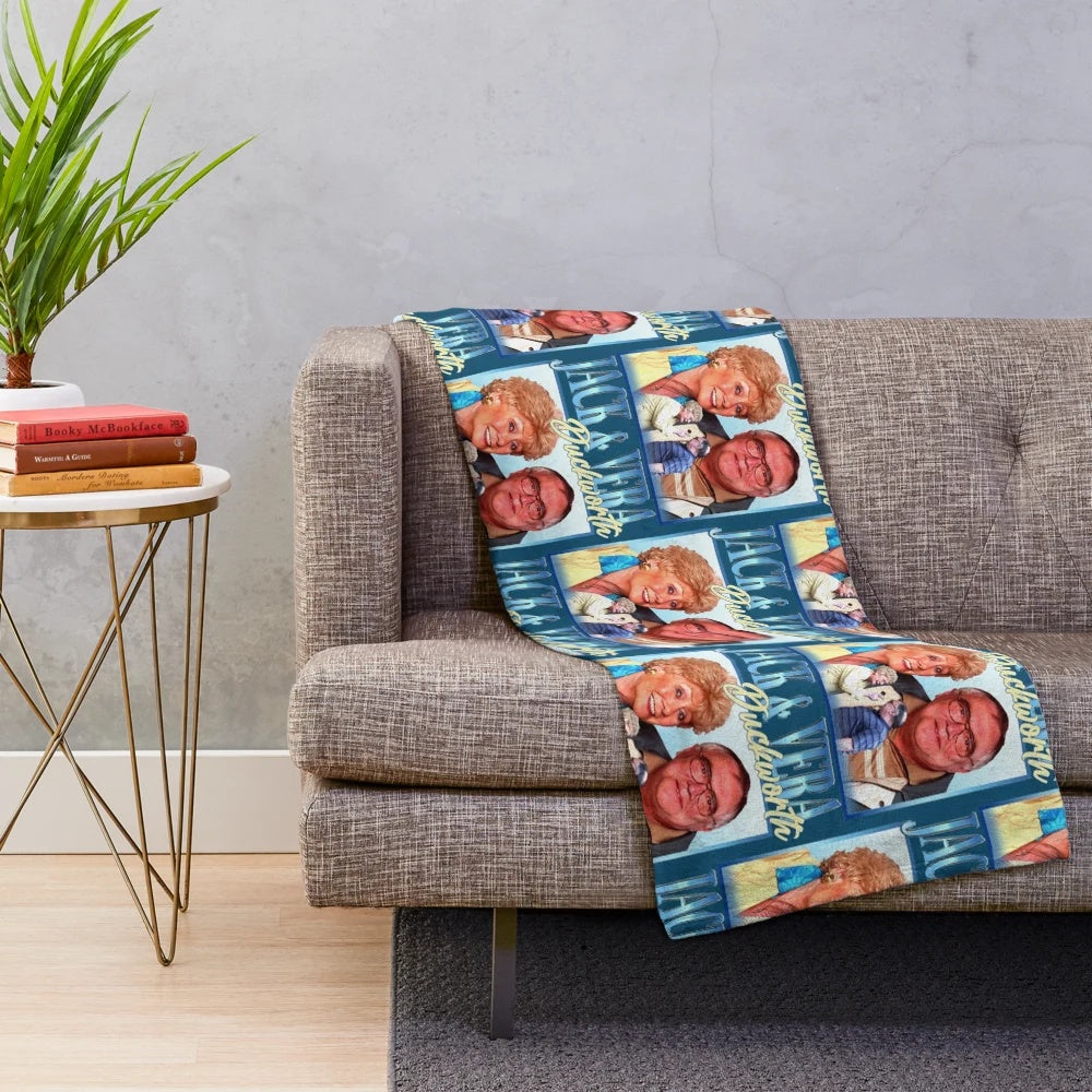 Coronation Street inspired plush blanket