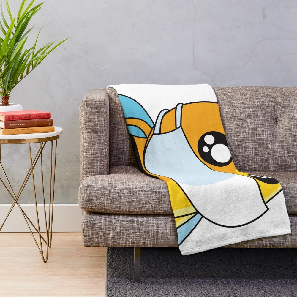 Cozy coronavirus plush blanket for relaxation and comfort
