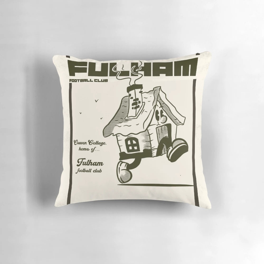 Soft and plush cottage-style pillow with whimsical bird illustrations