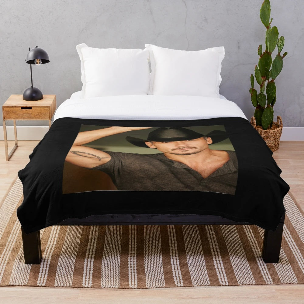mcgraw tim plush blanket