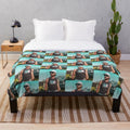 Riley Green country music inspired plush blanket