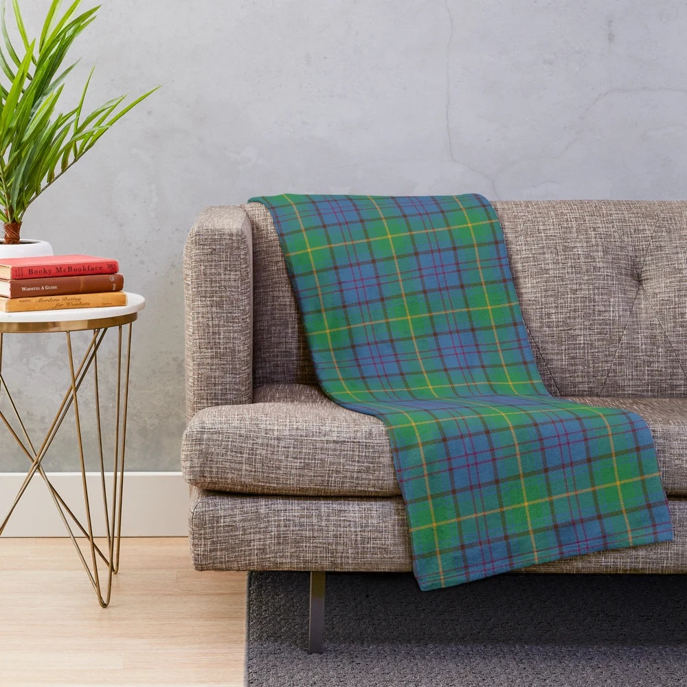 County Donegal Irish Tartan Plush Blanket