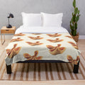 Crab rangoon inspired plush blanket