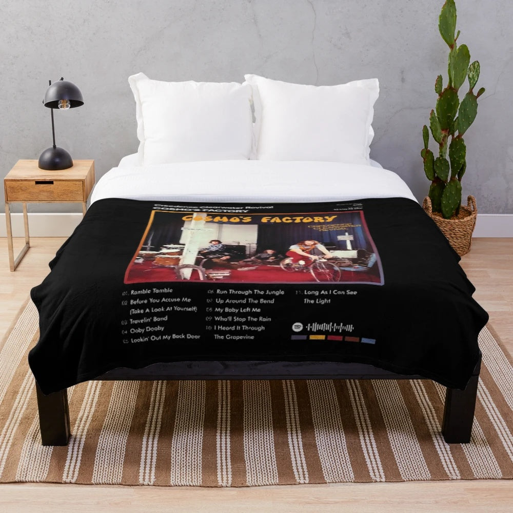 Creedence Clearwater Revival Cosmo's Factory Plush Blanket