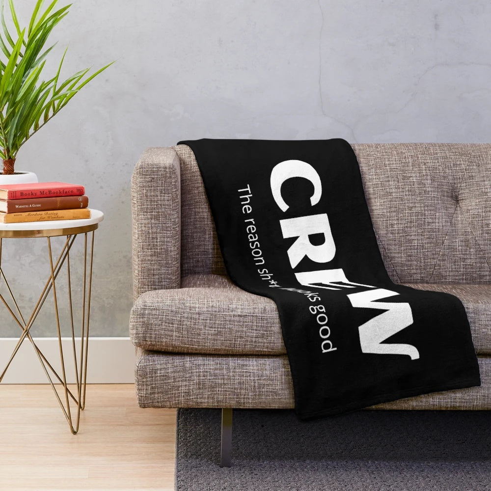 Crew Plush Blanket - Cozy and Soft Plush Throw for Movie Lovers