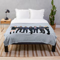 Criminal Minds inspired plush blanket with characters