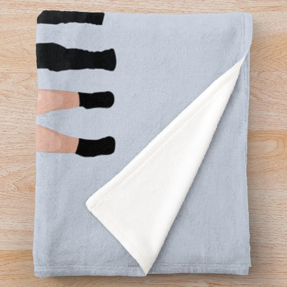 Criminal Minds inspired plush blanket with characters