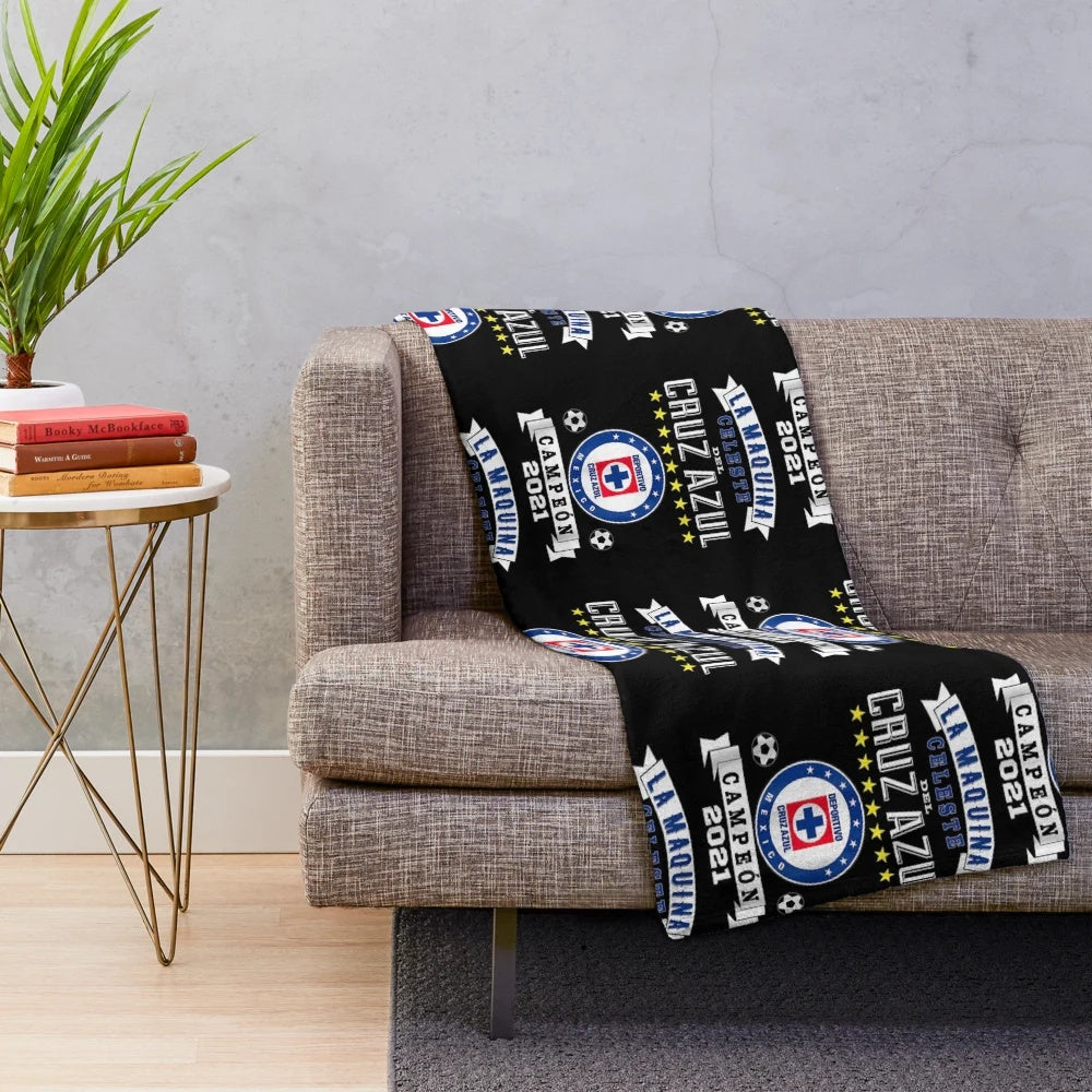 Cruz-Azul 2021 Champions Premium Plush Blanket