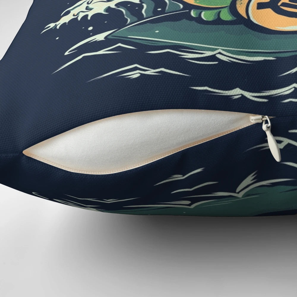 Soft, plush Cthulhu pillow in a cute, lucky design inspired by H.P. Lovecraft's Cthulhu mythos.