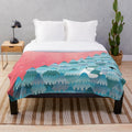 Tree Hugger Plush Blanket featuring a cozy and cuddly monster or yeti design