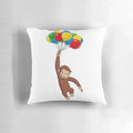 Soft and cuddly Curious George plush pillow for children's rooms
