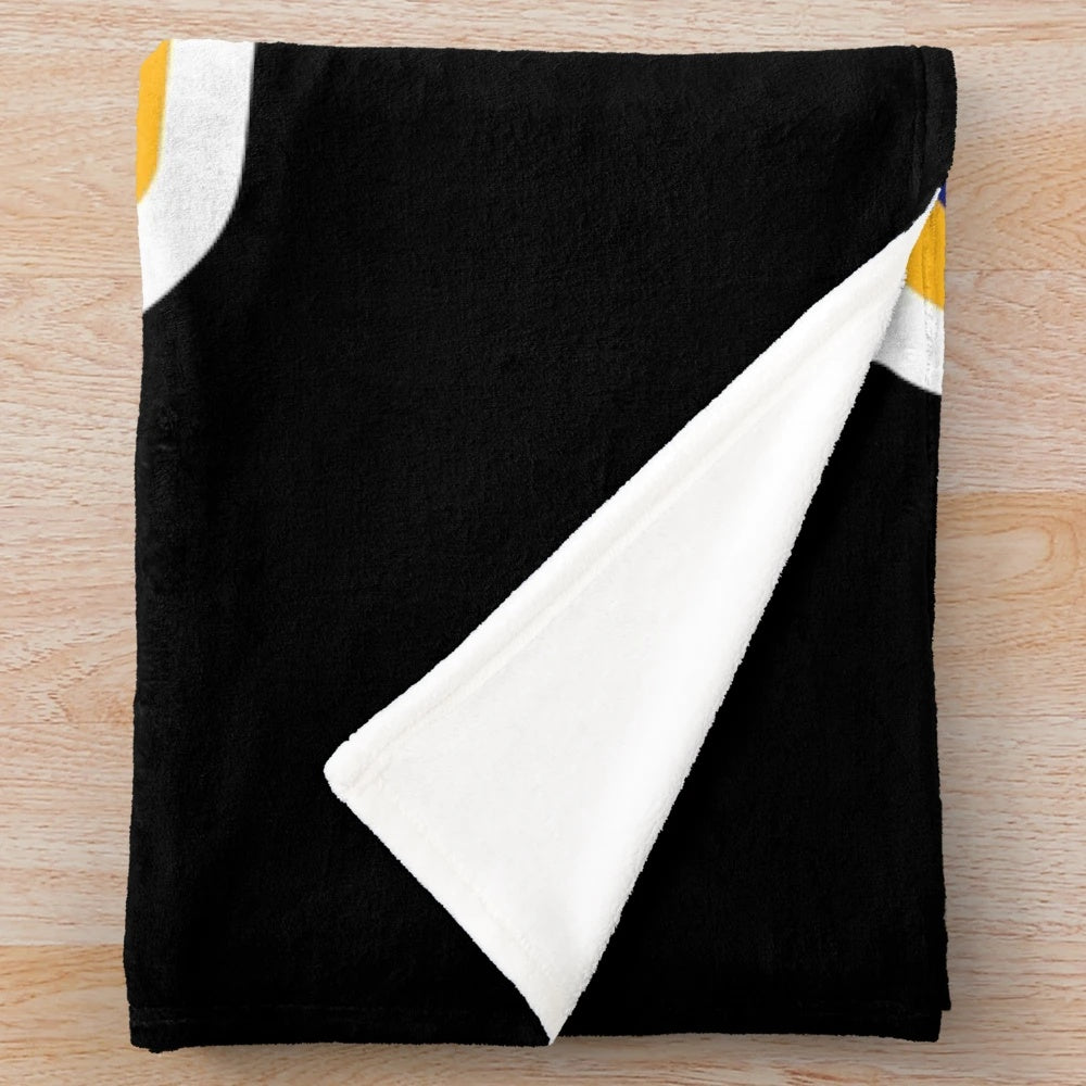 Plush blanket with Curry-inspired design