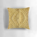 Oversized custard cream cookie-shaped pillow in a plush, soft fabric.