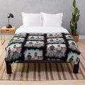 Soft and Cuddly Plush Blanket with Country-Themed Design