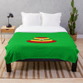 Cymru Plush Blanket with Retro Wales Football Design