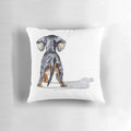 Soft, plush dachshund puppy pillow for pet owners and dog lovers