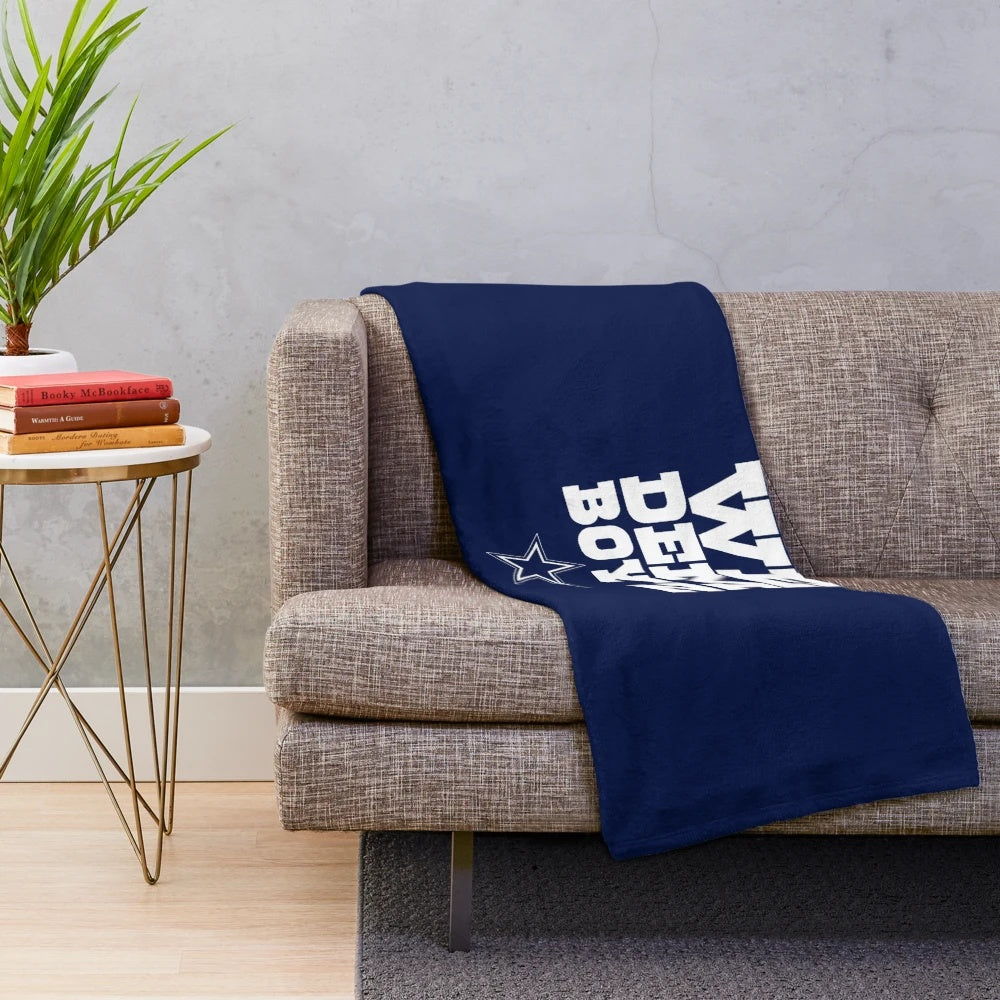 Dallas Cowboys "We Dem Boyz" inspired plush blanket