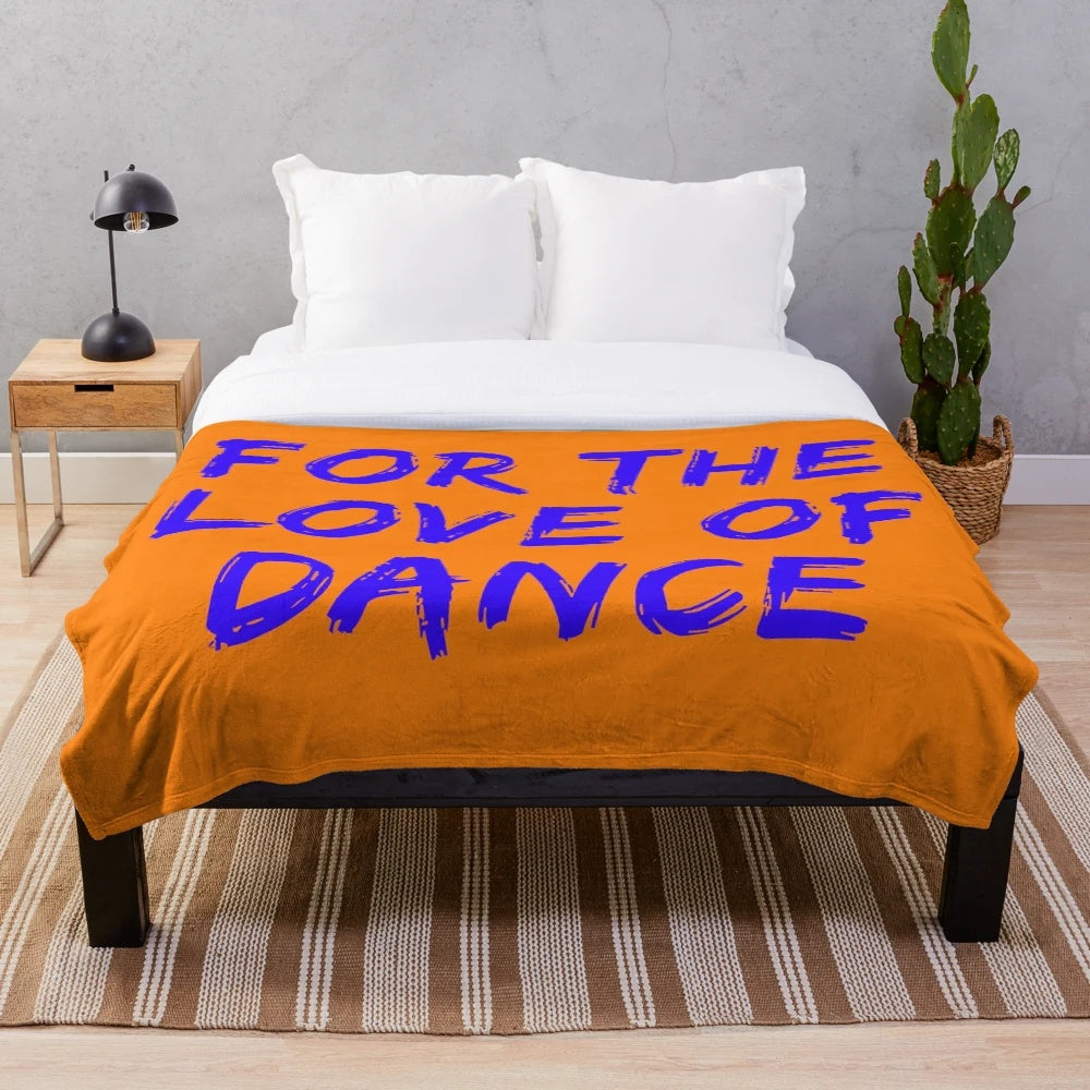 Soft and Plush Dance Themed Blanket